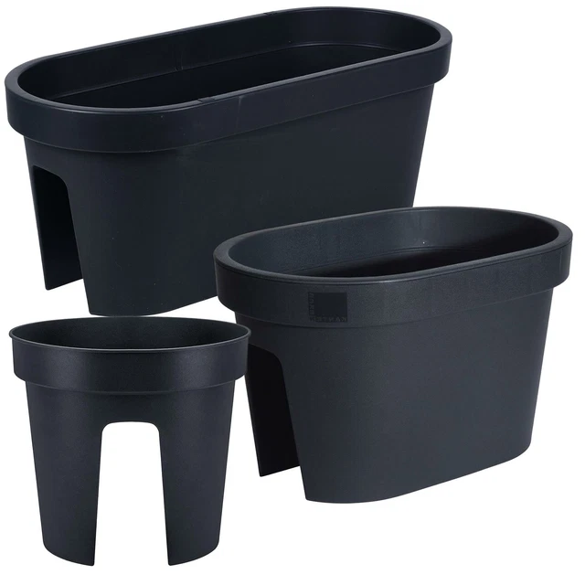 FLOWER BRIDGE HANGING Planter Plant Pot Fence Railing Balcony Decking