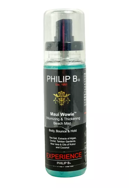 Philip B Maui Wowie Volumizing & Thickening Beach Mist 3.4oz./100ml New