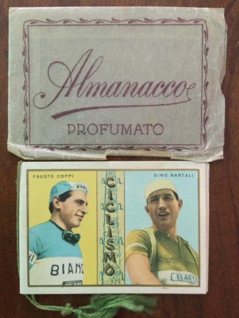 Calendarietto Barbiere Ciclismo Coppi Bartali  Anno 1953