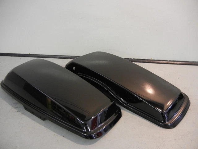 2014-2022 Harley Davidson Touring Saddlebag Lids Vivid Black, Used