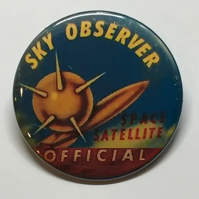 Sputnik Sky Observer Advertising Pocket Mirror Vintage Style