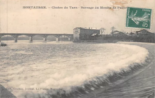 CPA Montauban - Chutes du Tarn, barrage du moulin de la Palisse