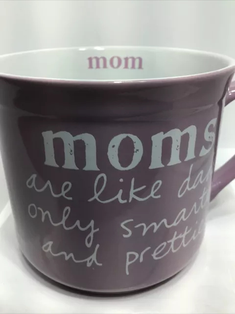 MOM MOTHER COFFEE MUG. MOM PRETTIER SMARTER COFFEE MUG.  Art Deco Mug. B231