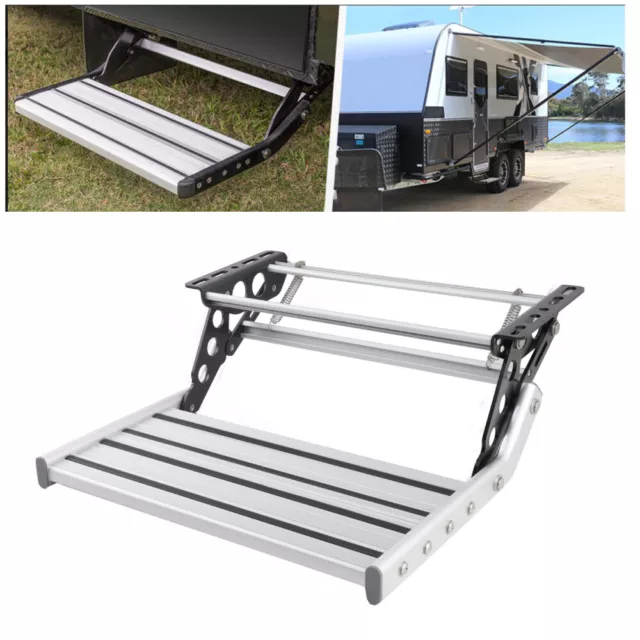 Manuelle Aluminiumlegierung Falten Single Step für Wohnmobil RV Camper Caravan