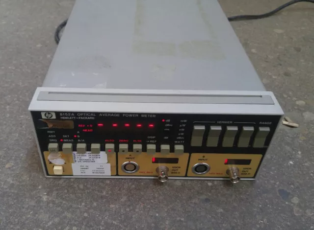 Hp Agilent Keysight 8152A Optical Average Power Meter