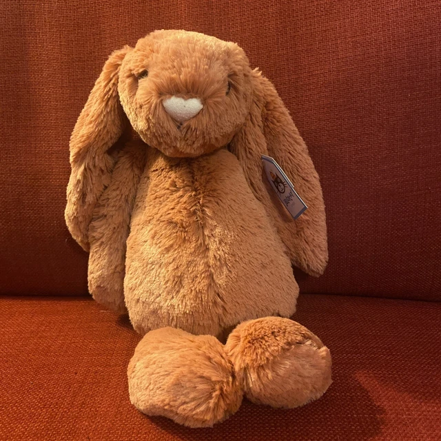 JELLYCAT JELLY CAT Soft Plush Toy New With Tags Medium Bashful Cinnamon