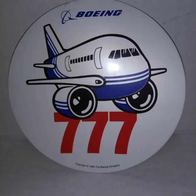 1999 BOEING LOGO 777 Jet Airliner Vintage Sticker, New 4 Inches $6.29 ...