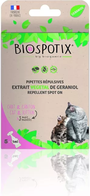 Biospotix Pipette Répulsive pour Chat/Chaton 2