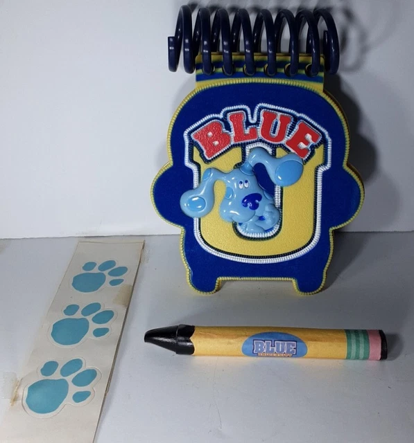 RARE Blues Clues Handy Dandy Notebook Blue U Joe 2003 RARE Blues Clues Handy Dandy Notebook Blue U Joe 2003