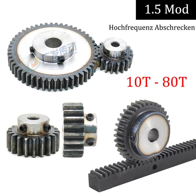 Zahnrad Modul 1 Mit 25 Zähnen Und Nabe – C45 Stahl, Präzisions-Stirnrad Von Ozdowski, Für Landtechnik
