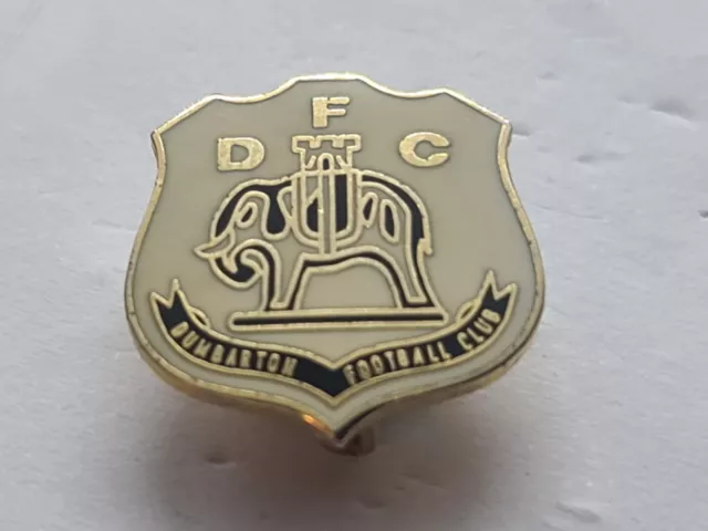 Scottish League Dumbarton Fc Crest Enamel Pin Badge