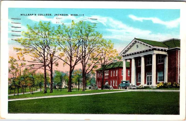 Postcard SCHOOL SCENE Jackson Mississippi MS AM1223