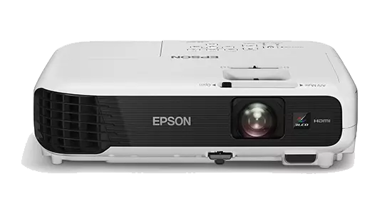 Epson EB-S04 3000 Lumens HDMI VGA 3LCD Data Projector with Remote Control Bundle