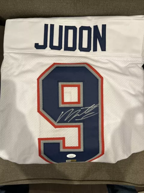 Matthew Stafford Signed Georgia Bulldogs 35x43 Custom Framed Jersey (JSA  COA )