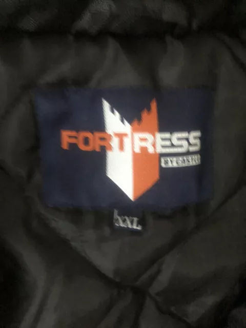 Nouveau manteau de travail homme Fortress By Castle XXL noir à capuche détachable 2