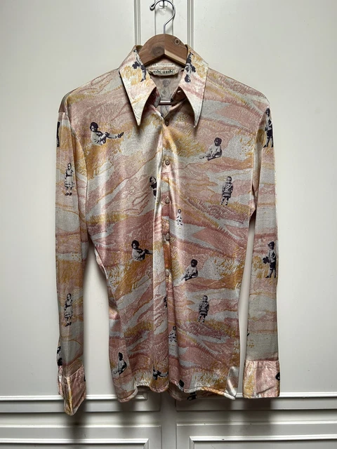 70s nik•nik L/S Nylon Shirt VTG ニクニク 可愛い通販サイト