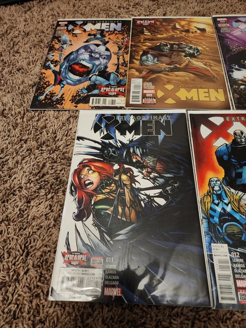 EXTRAORDINARY X-MEN: Apocalypse Wars #8 9 10 11 12  Marvel Comics Lot of 5 2