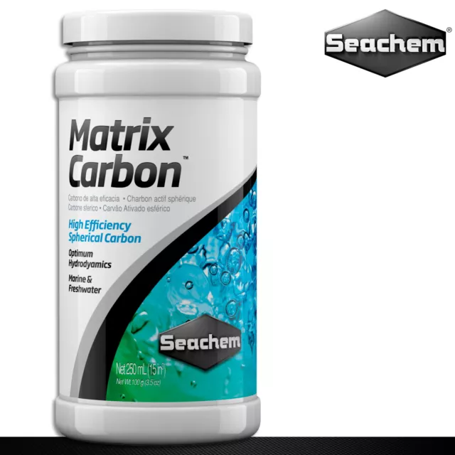 Seachem 250 ML Matrixcarbon Charbon Actif Haut Entfernungskapazität Filtre