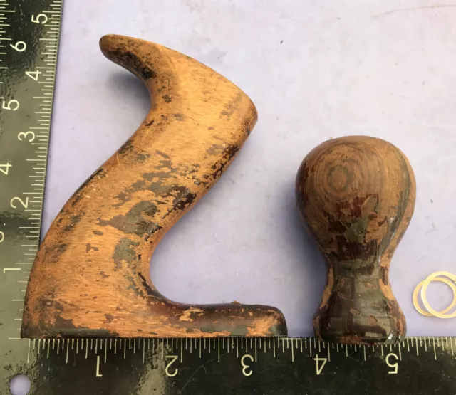 Record Plane Wooden Tote & Base Handle No 04 1/2, 05, 06, 07 Used Parts