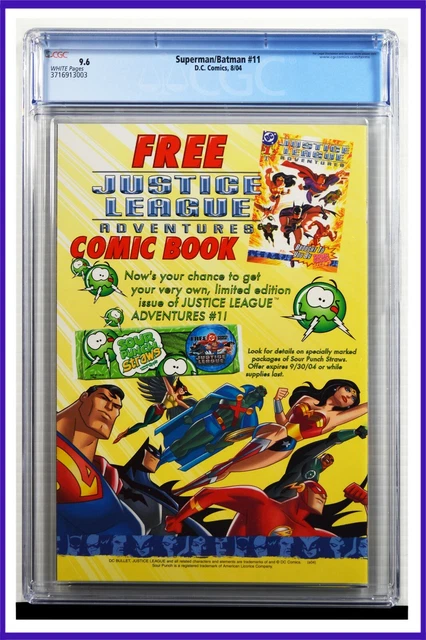 Superman Batman #11 CGC Graded 9.6 DC August 2004 White Pages Comic Book. 2