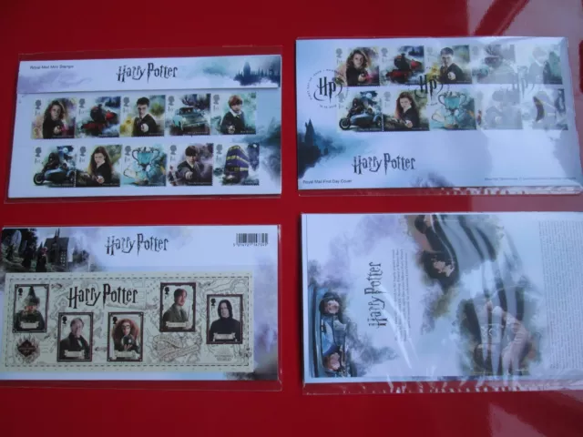 2018 Harry Potter Stamps, FDC's, Presentation Packs,Royal Mail