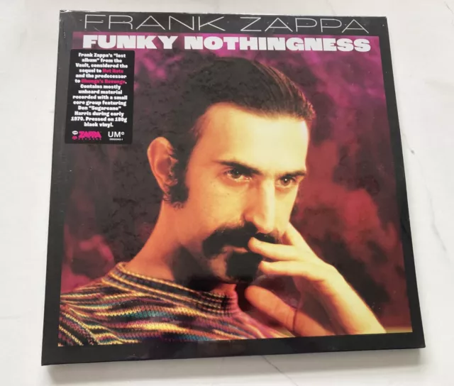 FRANK ZAPPA FUNKY NOTHINGNESS 2023 EU 2 x VINYL LP (DOUBLE DISC) NEW AND SEALED