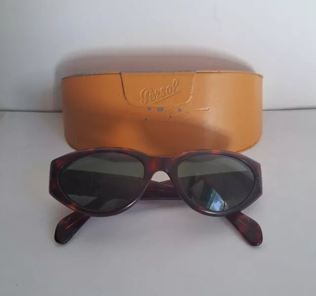 Particolari Persol Occhiali Da Sole Vintage Originali Con Fodero