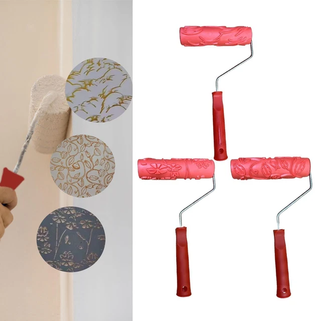 Lot De 6 Rouleaux à Motifs Pour Créer Des Textures Et Gaufrages Sur Vos Murs – Idéal Décoration Intérieure
