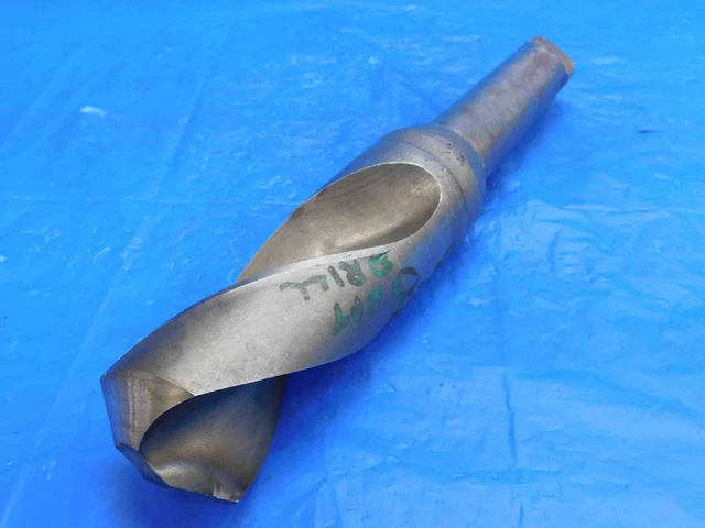 Union 2 21/32 O.d. Hss Twist Drill Bit 242 Morse Taper #5 Shank 2.6562 Mt5