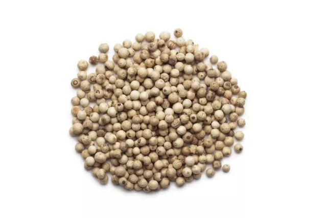 White Peppercorns Whole Dried A Grade Premium Quality Free P & P