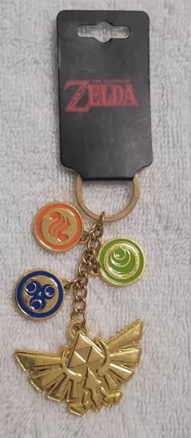 Legend Of Zelda (Zelda Stones Charm)   keychain  RARE   Brand New ! Nintendo