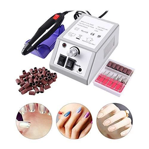 Juego de taladros eléctricos lima de uñas Wodesid con banda de lijado...