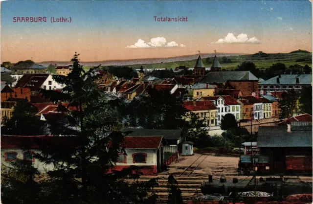CPA AK SARREBOURG - SAARBURG i. L. - Vue générale - Totalansicht (387639)