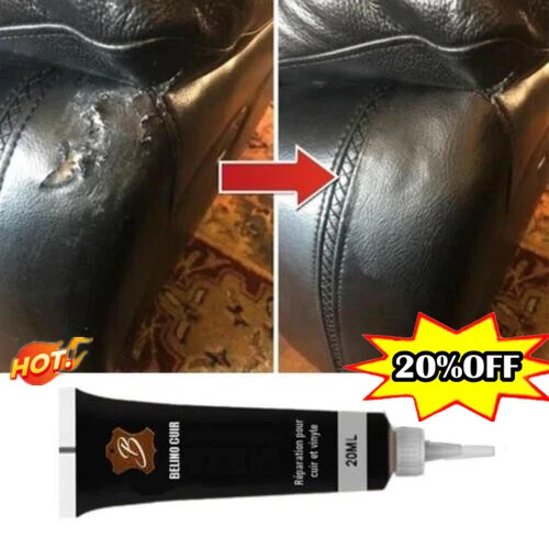 Reparación Cuero Gel Cuero Líquido Asiento Coche Sofá Muchos 20ml - Colores W9Y8