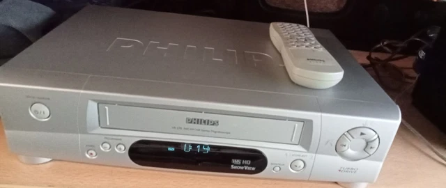 Philips vr 420 VCR padrão - VHS - 4 cabeças - Stereo | Back Market