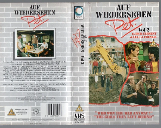 AUF WIEDERSEHEN PET - Vol.2 -PAL VHS Video Tape TESTED clear picture