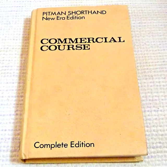 Pitman Shorthand Book Commercial Course New Era Edition Complete With Exercises