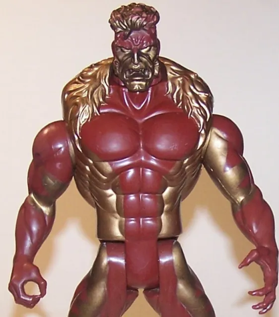 1994 X-Men Sabretooth Metallic Mutants Deluxe Edition 10" Toy Biz Action Figure