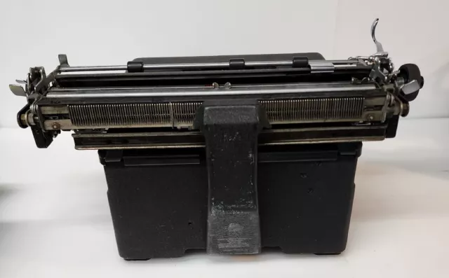 Vintage Black Royal Quiet DeLuxe Typewriter Magic Margin Manual Antique 1930's 2