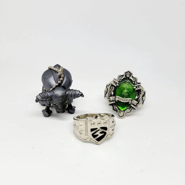 Lot of 3 Katekyo Hitman Reborn Vongola Ring Thunder Gyudon Set Japan J1874