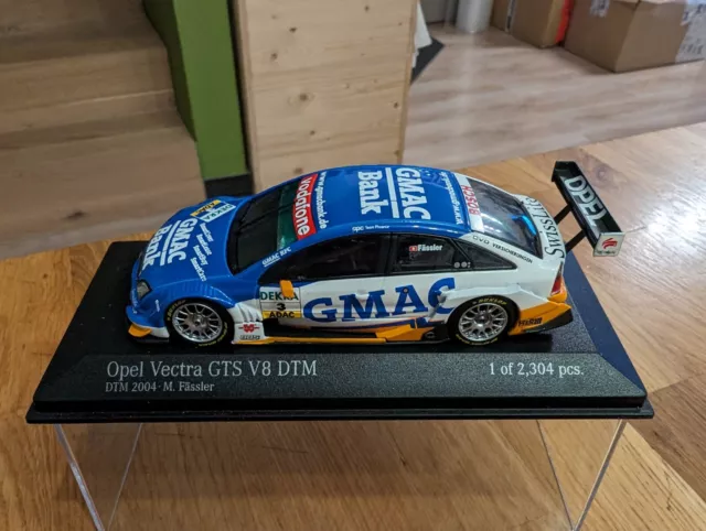 Opel Vectra GTS V8    "   DTM 2004   "    M. Fässler     1:43  Minichamps