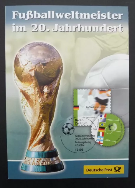 GERMANY FOLDER 2002 SOCCER WC BRASIL ITALY URUGUAY ENGLAND FRANCE FOOTBALL u28