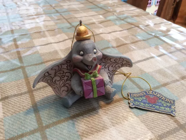 V V Rare Disney Tradition ‘dumbo’ Hanging Xmas Tree Ornament Unboxed Jim Shore