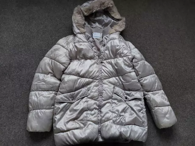 Girls Silver Grey, Padded, Lined, Hooded, Winter Coat/Jacket Mayoral, 16 Yrs