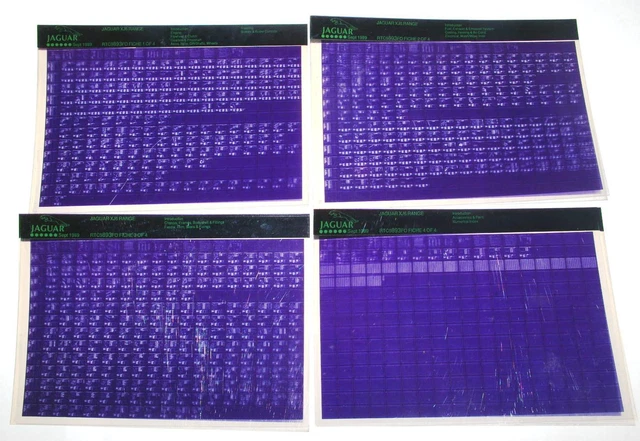 JAGUAR XJ6 SERIES Microfiche Set Spare Parts Catalog English Original ...