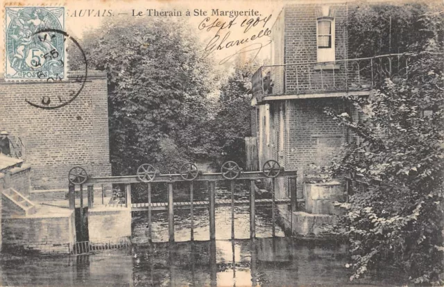Cpa 60 Beauvais / Le Therain A Saint Marguerite