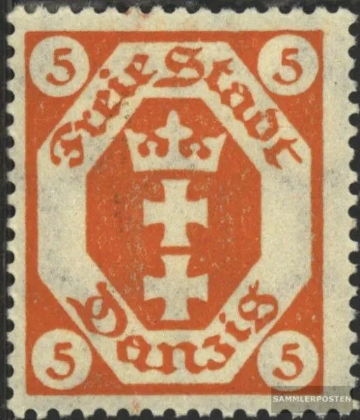 Danzig 73 postfrisch 1921 Freimarken