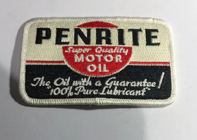 Penrite Motor Oil, Sew on/Iron on cloth patch, Embroidered, Auto, Car, Lubricant