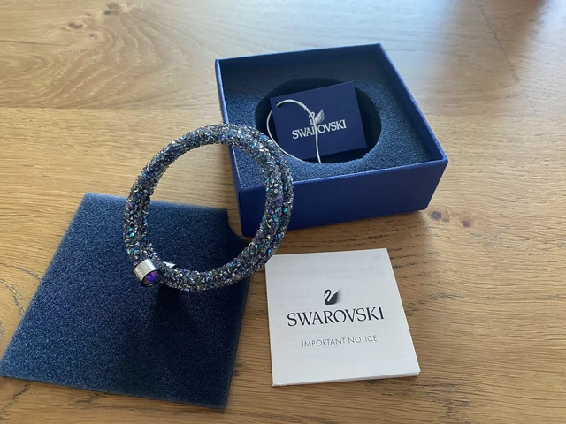BRACCIALE DONNA GIOIELLI Swarovski Crystaldust- VIOLA-BLU EUR 42,00 - PicClick IT