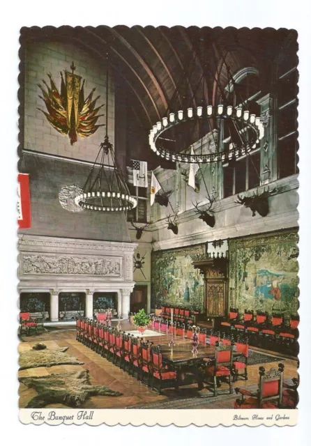 Asheville North Carolina NC Postcard Biltmore House Banquet Hall